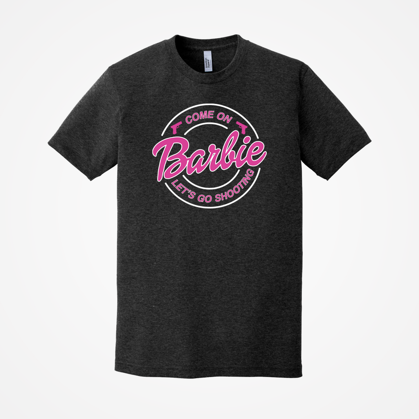 Come On Barbie Let's Go Shooting Tee