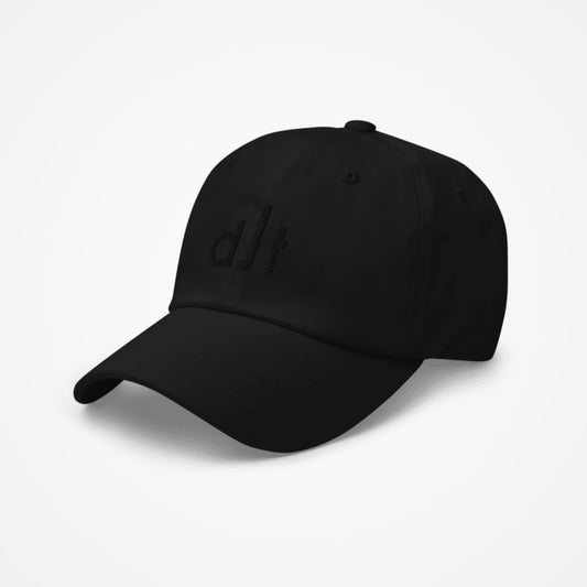 DJT Monochrome Black Dad Hat