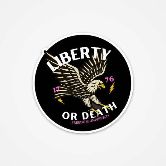 Liberty Or Death Sticker