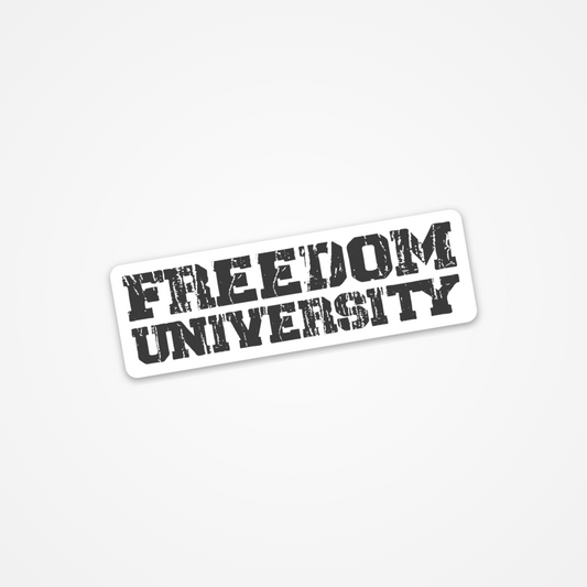 Freedom University Sticker